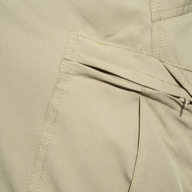 Men's Summer Softshell Elastic Short Pants Fitness Tactical Cargo Military Hiking Camping Climbing Casual Trousers Sportwear