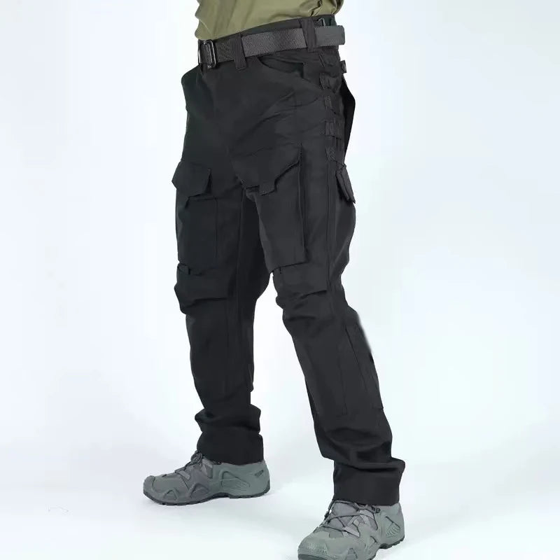 Men Spring Autumn Fishing Climbing Trekking Hiking Cargo Pants Hunting Camping Tatical Military Trousers Combat Multi-Pockets