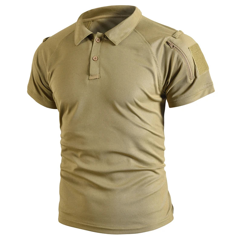 Men's Summer Quick Dry T-shirt Camping Hiking Trekking Fishing Breathable Pullover Climbing Tees Casual Cargo Trainning Shirts