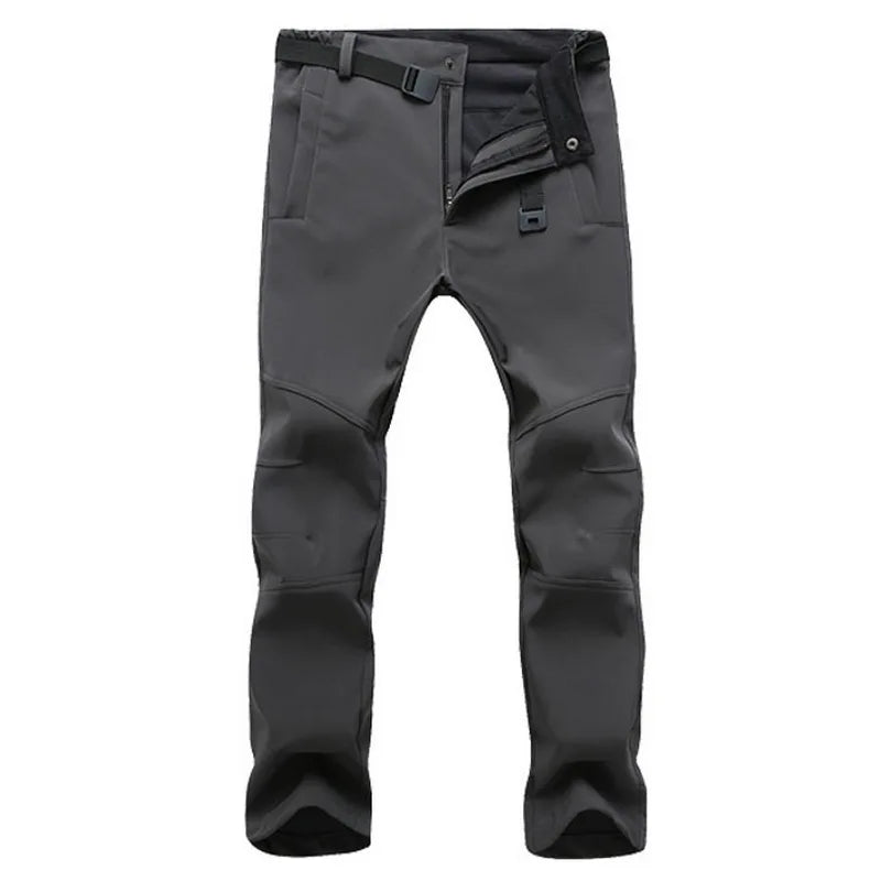 Tactical Waterproof Men SoftShell Fleece Jackets Autumn Winter Cargo Combat Windbreak Warm Multi Pocket Outdoors Camping Hiking