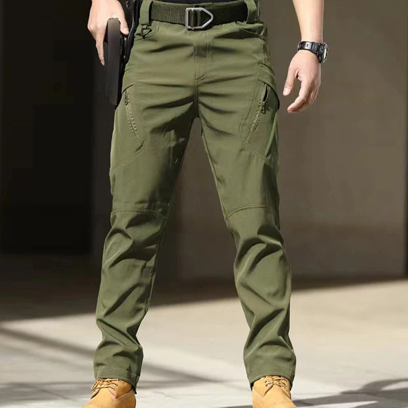 Men's Summer Thin Breathable Tactical Combat Camping Hiking Trekking Climbing Pants Quick Dry Outdoor Cycling Trousers UV Proof
