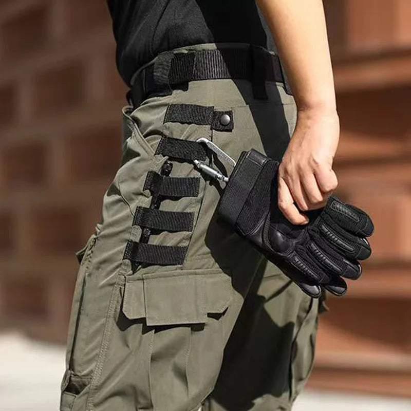 Men Spring Autumn Fishing Climbing Trekking Hiking Cargo Pants Hunting Camping Tatical Military Trousers Combat Multi-Pockets