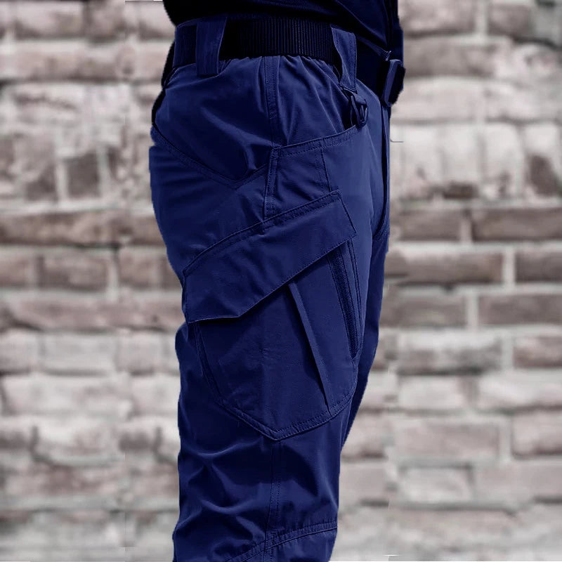 Men M-5XL Autumn Spring Sharskin Elastic Camping Hiking Trekking Finshing Hunting Pants Outdoor Cycling Tactical Cargo Trousers