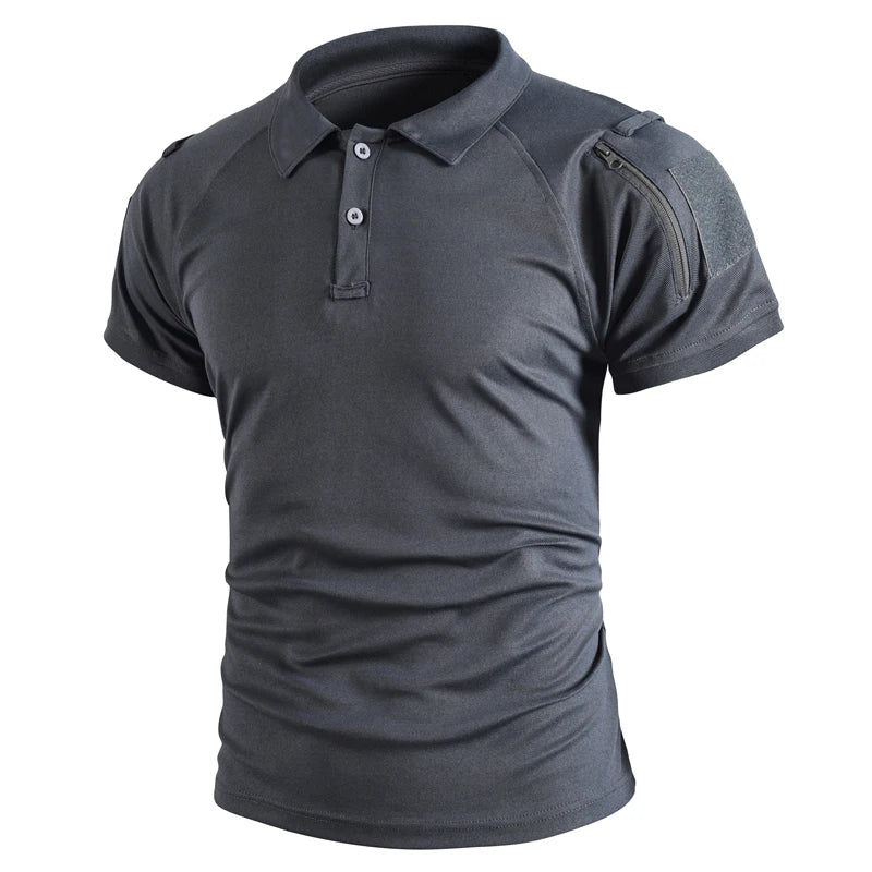 Men's Summer Quick Dry T-shirt Camping Hiking Trekking Fishing Breathable Pullover Climbing Tees Casual Cargo Trainning Shirts