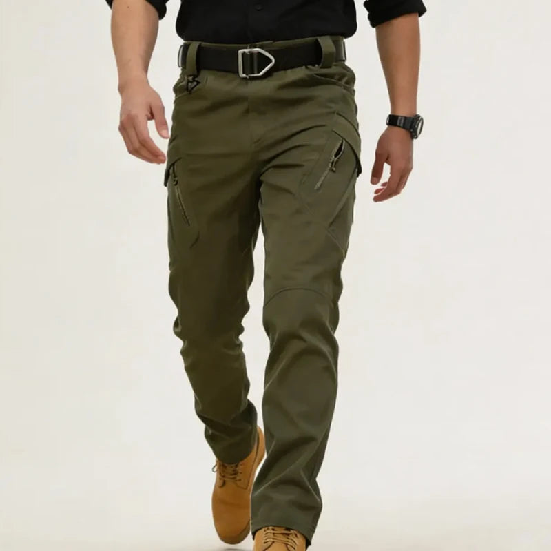 Mens Spring Autumn Fishing Climbing Trekking Sharkskin Elastic Hiking City Cargo Pants Hunting Camping Tatical Military Trousers