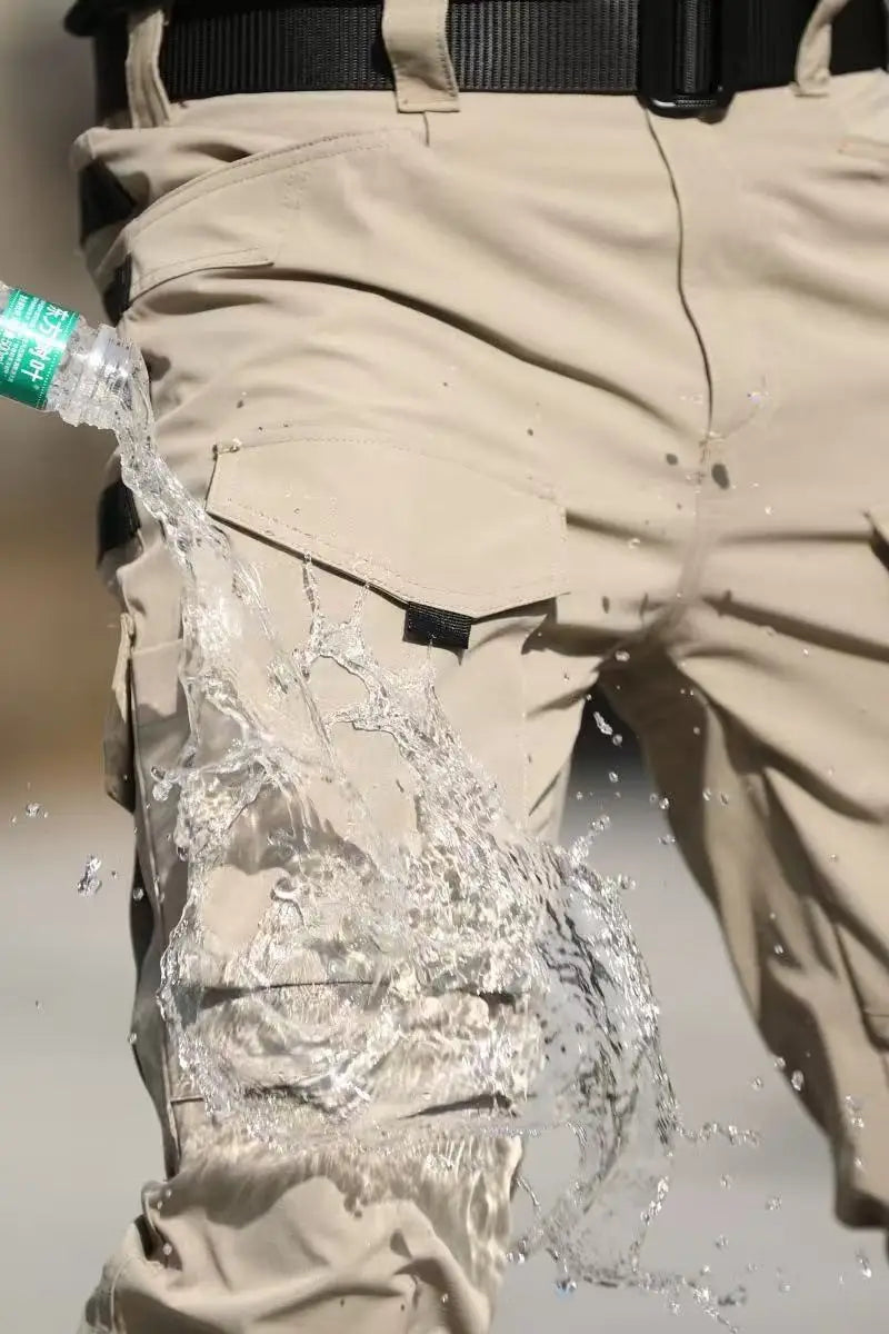 Men Spring Autumn Fishing Climbing Trekking Hiking Cargo Pants Hunting Camping Tatical Military Trousers Combat Multi-Pockets