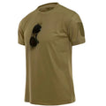 Mens Summer Breathable Cargo Quick Dry Tactical T-Shirt Hiking Camping Casual Running Climbing Pullerovers Military Tops