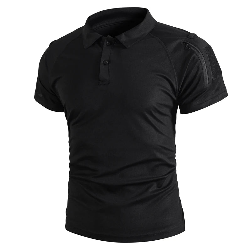 Men's Summer Quick Dry T-shirt Camping Hiking Trekking Fishing Breathable Pullover Climbing Tees Casual Cargo Trainning Shirts